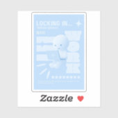 Smiski Poster Sticker (Vel)