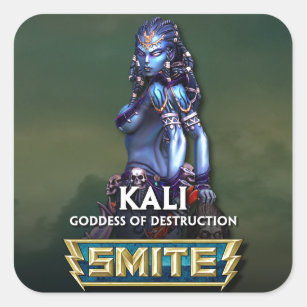SMITE: Kali, godin van de vernietiging Vierkante Sticker