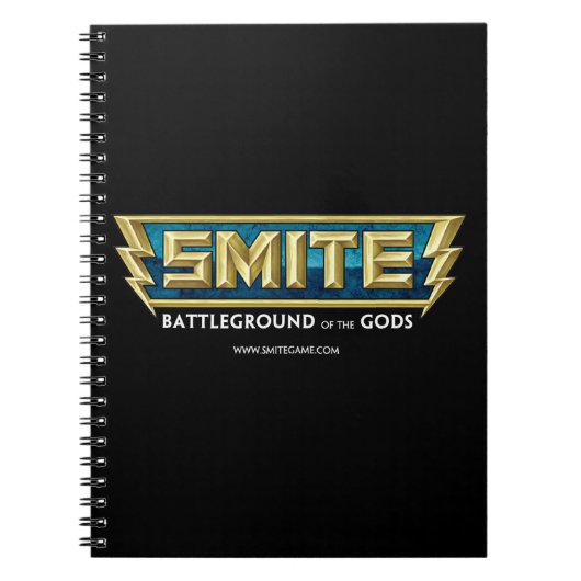 SMITE-Logo-slagveld van de goden Notitieboek (Voorkant)