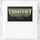 SMITE-Logo-slagveld van de goden Rechthoekige Sticker (Tas)