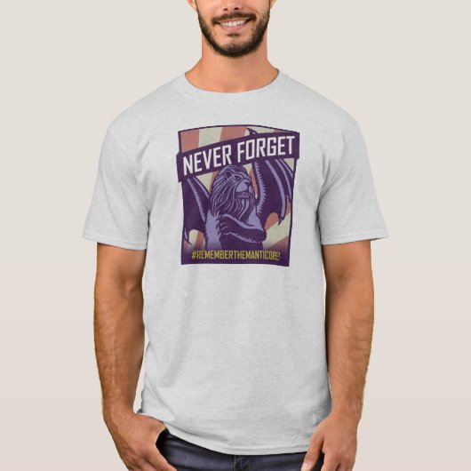 SMITE: Manticore vergeet nooit T-shirt (Voorkant)