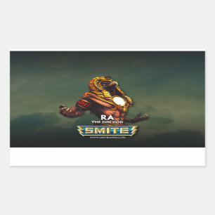 SMITE: Ra, de zon God Rechthoekige Sticker