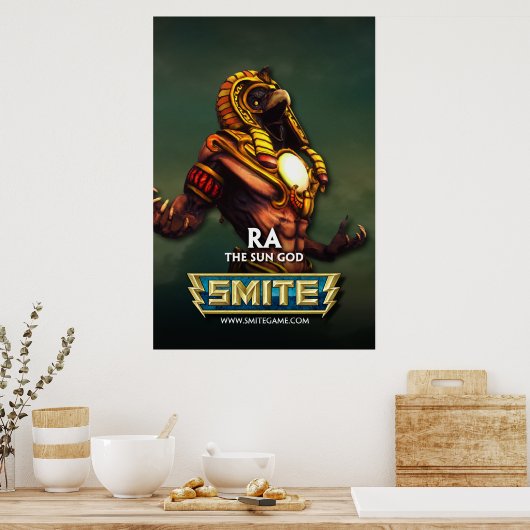 SMITE: Ra, The Sun God Poster (Keuken)