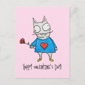 Smiten Kitten Briefkaart (Voorkant)