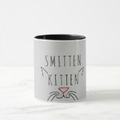 Smiten Kitten Typografie Cat Ears & Whiskers Mok (Midden)