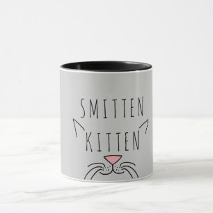Smiten Kitten Typografie Cat Ears & Whiskers Mok