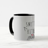 Smiten Kitten Typografie Cat Ears & Whiskers Mok (Voorkant links)