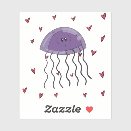 Smiten Little Jellyfish Sticker (Vel)