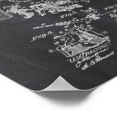 Smith and Wesson Hammerless Pistol 1898 Patent Pos Poster (Hoek)