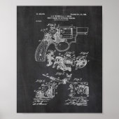 Smith and Wesson Hammerless Pistol 1898 Patent Pos Poster (Voorkant)