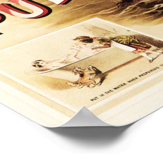 Smith Brothers PURE BORAX Soap Detergent Cleaning Poster (Hoek)