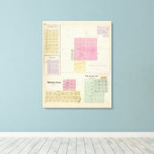 Smith Center, Gould City, Motor, Webster, Kansas Canvas Afdruk (Insitu (Houten vloer))