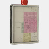 Smith Center, Gould City, Motor, Webster, Kansas Metalen Ornament (Rechts)