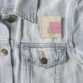 Smith Center, Gould City, Motor, Webster, Kansas Vierkante Button 5,1 Cm (In situ)