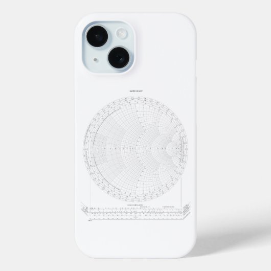 Smith Chart Radio Frequency Engineering Case-Mate iPhone Case (Achterkant)