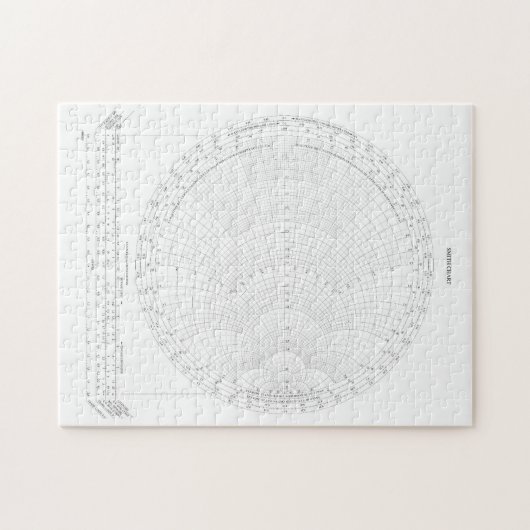 Smith Chart Radio Frequency Engineering Legpuzzel (Horizontaal)