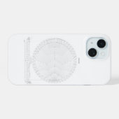 Smith Chart Radiofrequentie-engineering  iPhone 15 Case (Achterkant horizontaal)