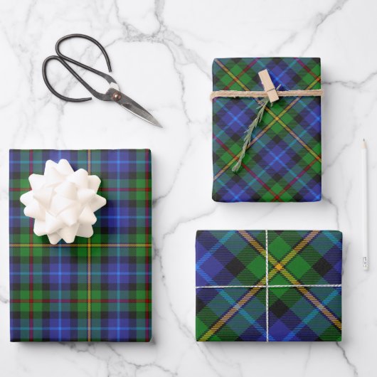 Smith Clan familie Tartan Patroon Inpakpapier Vel (Voorkant)