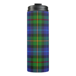 Smith Clan Navy en Groen Highland Plaid Thermosbeker