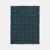 Smith Clan Royal Blue, zwart en rode Tartan Fleece Deken (Voorkant)