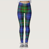 Smith Clan Scottish Tartan Pset Pattern Leggings (Voorkant)