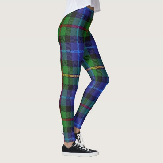 Smith Clan Scottish Tartan Pset Pattern Leggings (Rechts)