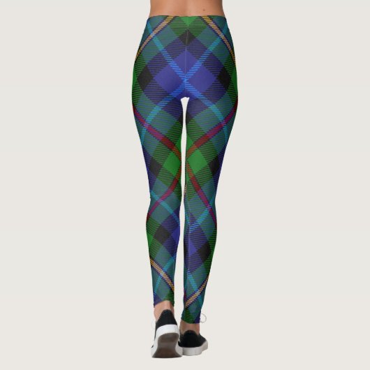 Smith Clan Scottish Tartan Pset Pattern Leggings (Achterkant)