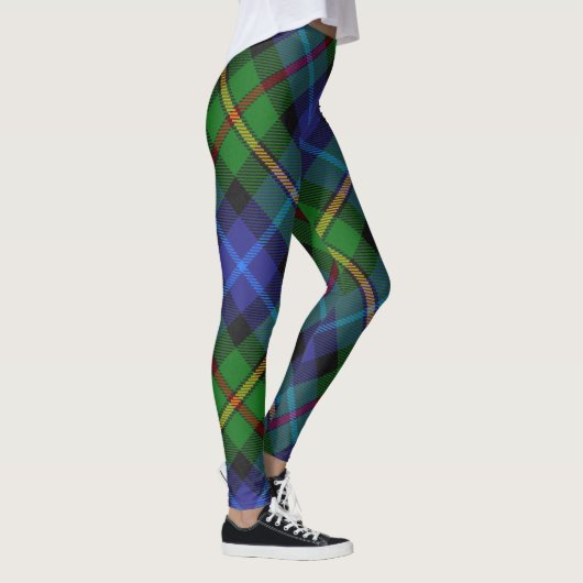 Smith Clan Scottish Tartan Pset Pattern Leggings (Rechts)