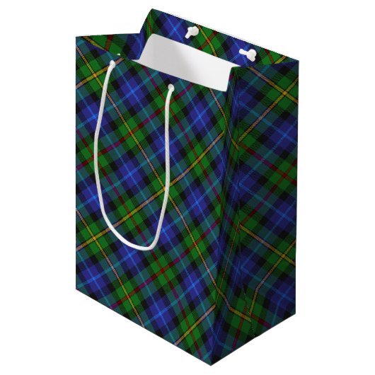 Smith Clan Scottish Tartan Pset Pattern Medium Cadeauzakje (Voorkant Gekanteld)