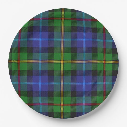 Smith Clan Scottish Tartan Pset Pattern Papieren Bordje (Voorkant)