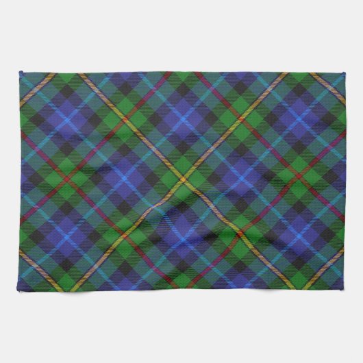 Smith Clan Scottish Tartan Pset Pattern Theedoek (Horizontaal)