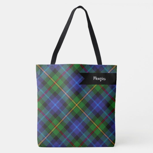 Smith Clan Scottish Tartan Pset Pattern Tote Bag (Voorkant)