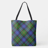 Smith Clan Scottish Tartan Pset Pattern Tote Bag (Achterkant)