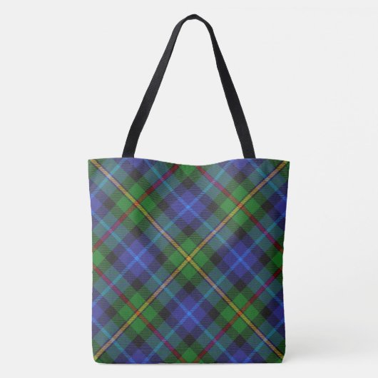 Smith Clan Scottish Tartan Pset Pattern Tote Bag (Achterkant)
