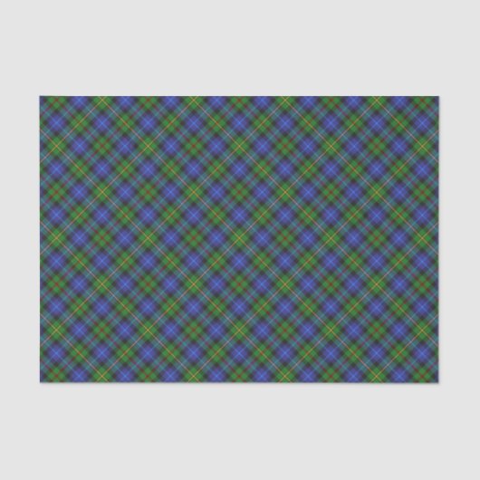 Smith Clan Tartan Plaid Patroon Tissuepapier (Voorkant)