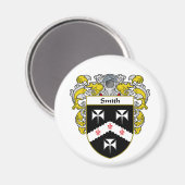 Smith Coat of Arms (Mantled) Magneet (Voorkant / Achterkant)