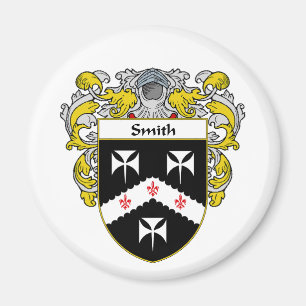Smith Coat of Arms (Mantled) Magneet