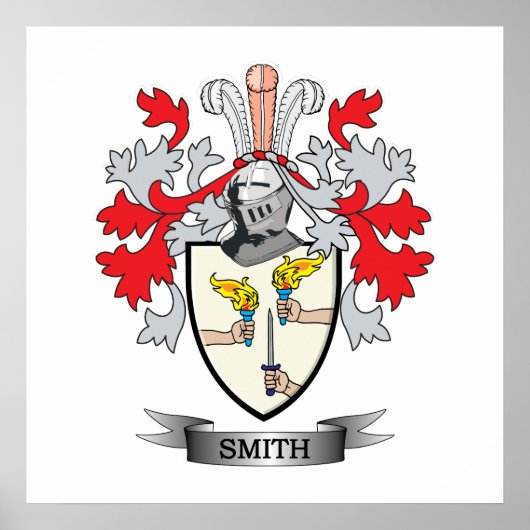 Smith Coat of Arms Poster (Voorkant)