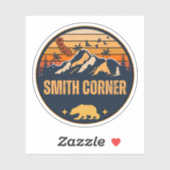 Smith Corner, Californië Sticker (Vel)