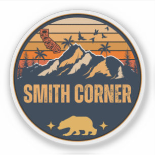 Smith Corner, Californië Sticker