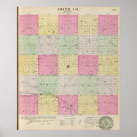 Smith County, Kansas Poster (Voorkant)