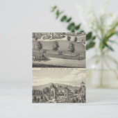 Smith, Evans residences Briefkaart (Staand voorkant)