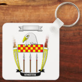 SMITH FAMILIEWAPEN EN -SCHILD SLEUTELHANGER (Achterkant)