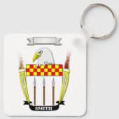 SMITH FAMILIEWAPEN EN -SCHILD SLEUTELHANGER (Achterkant)