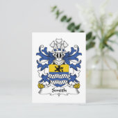 Smith Family Crest Briefkaart (Staand voorkant)