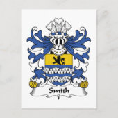 Smith Family Crest Briefkaart (Voorkant)