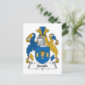 Smith Family Crest Briefkaart (Staand voorkant)
