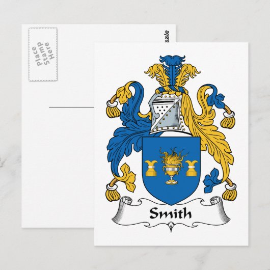 Smith Family Crest Briefkaart (Voorkant / Achterkant)