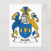 Smith Family Crest Briefkaart (Voorkant)