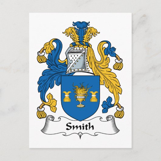 Smith Family Crest Briefkaart (Voorkant)